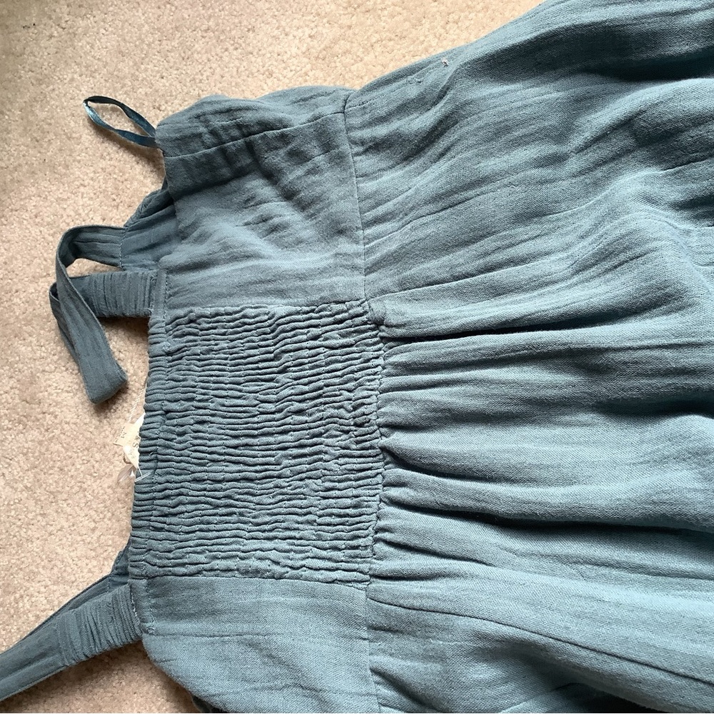 100% cotton, lined NWT,  Med long dress - Picture 3 of 8